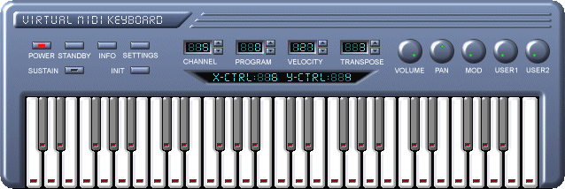 - Software Virtual MIDI Keyboard